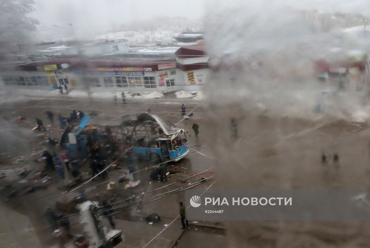 Взрыв в троллейбусе в Волгограде