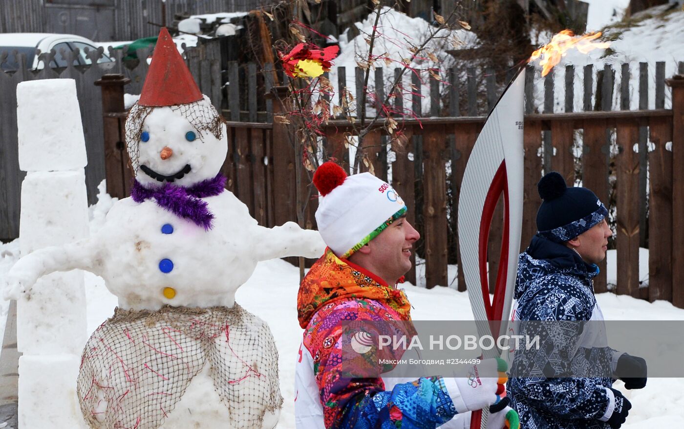 Эстафета Олимпийского огня. Республика Татарстан