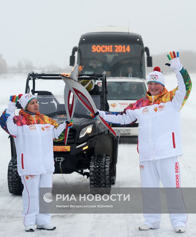 Эстафета Олимпийского огня. Республика Татарстан