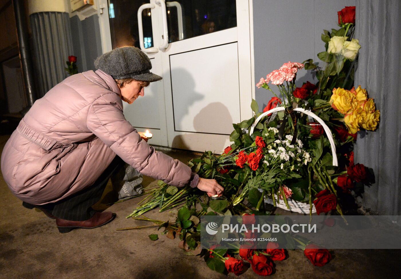 Акция памяти по погибшим в терактах в Волгограде