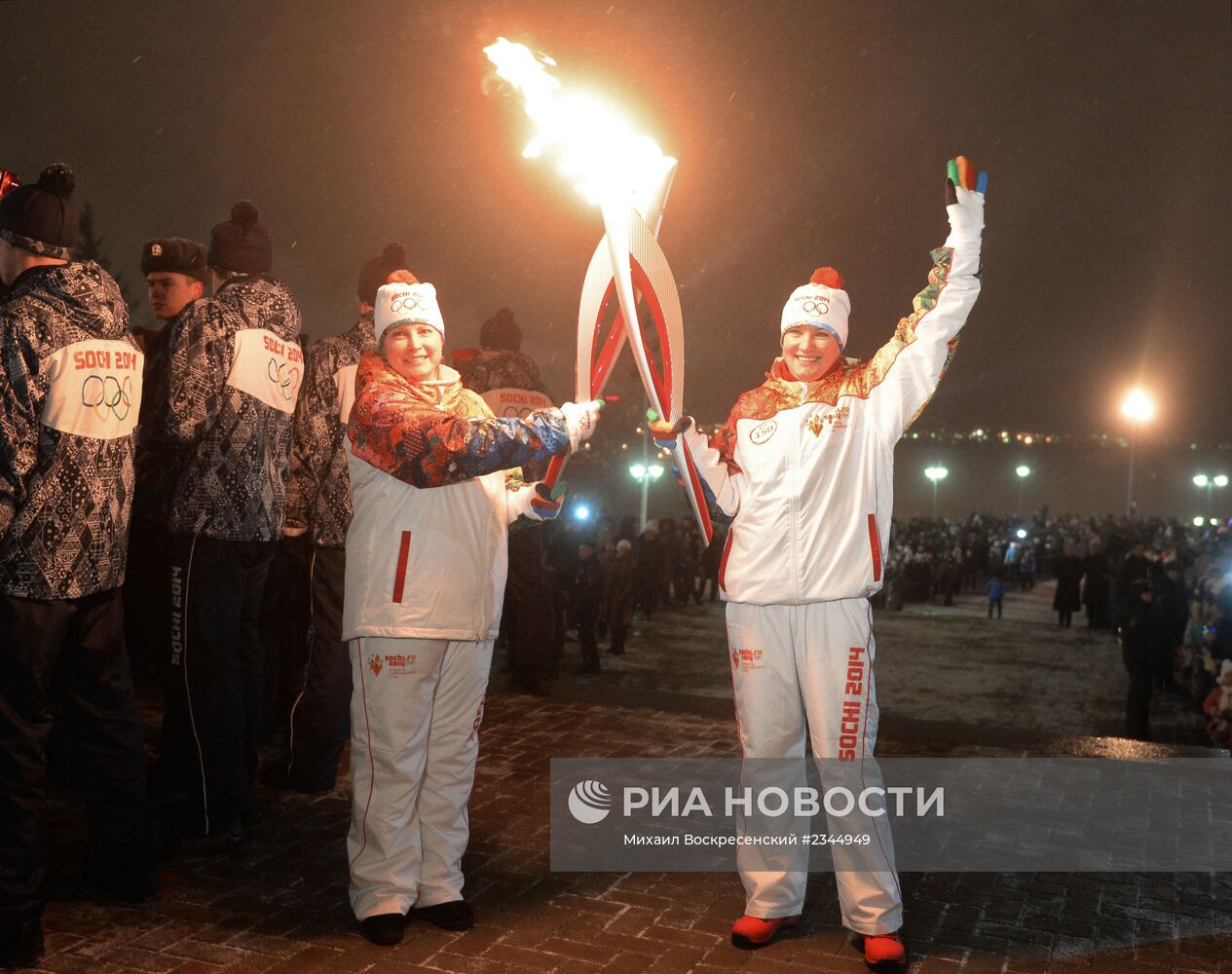 Эстафета Олимпийского огня. Ижевск
