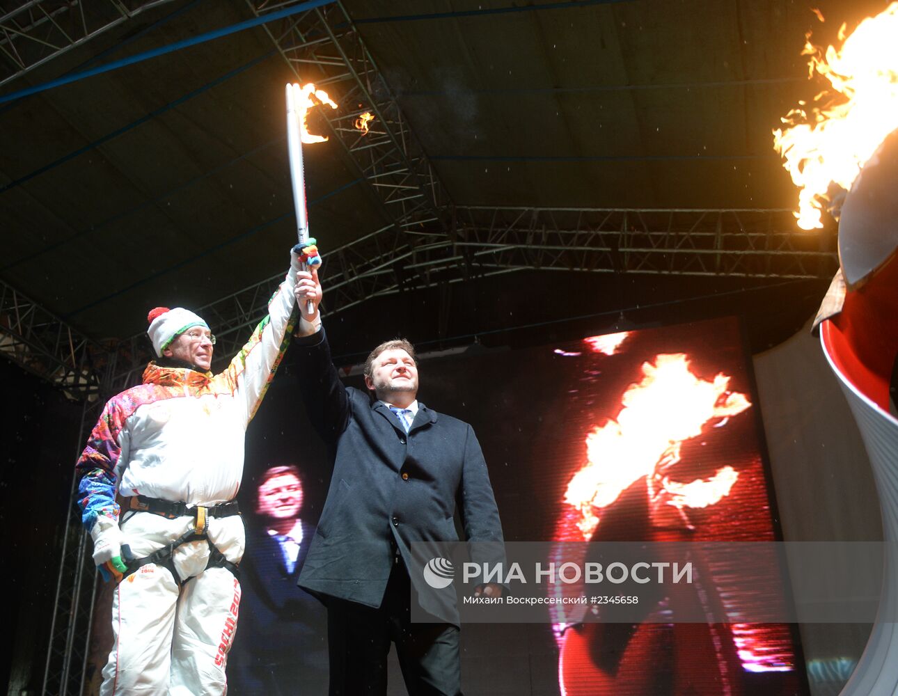 Эстафета Олимпийского огня. Киров