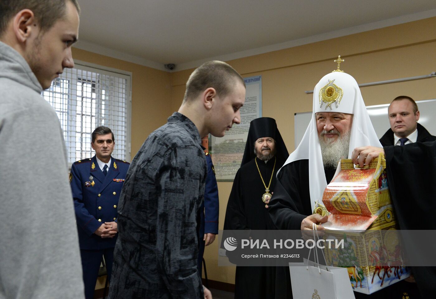 Патриарх Кирилл посетил СИЗО № 5 в Москве
