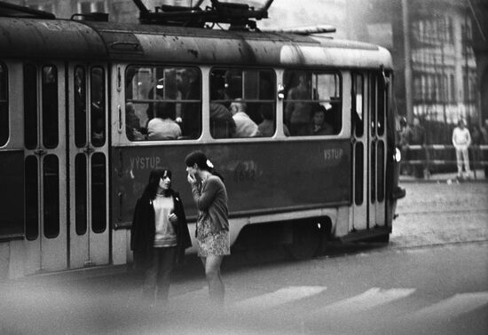 На улицах Праги