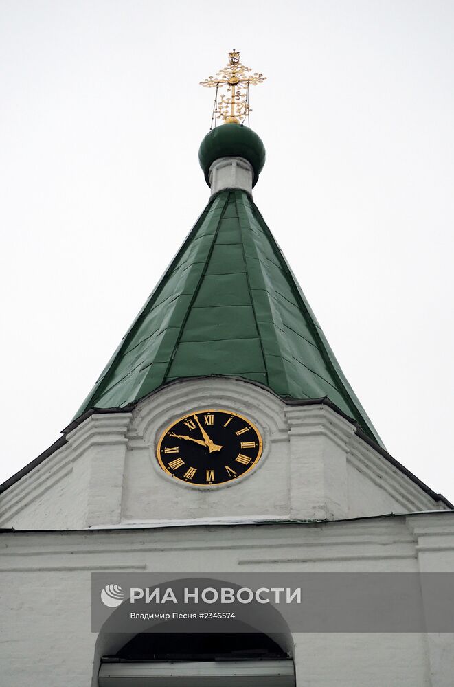 Смотритель башенных часов в Нижнем Новгороде
