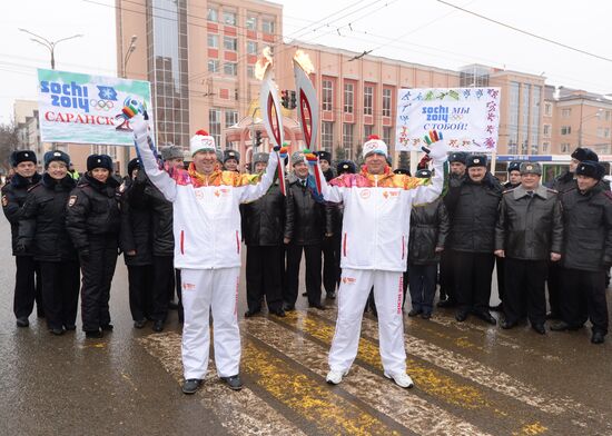 Эстафета Олимпийского огня. Саранск