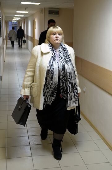 Заседание суда по делу Натальи Дыньковой