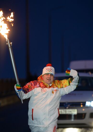 Эстафета Олимпийского огня. Саратов