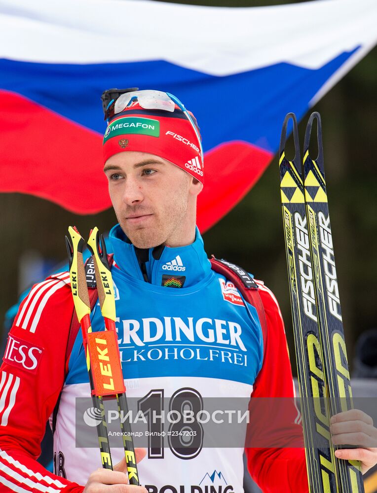 Биатлон. V этап Кубка мира. Мужчины. Индивидуальная гонка