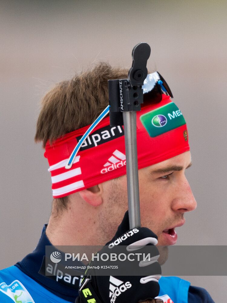 Биатлон. V этап Кубка мира. Мужчины. Индивидуальная гонка