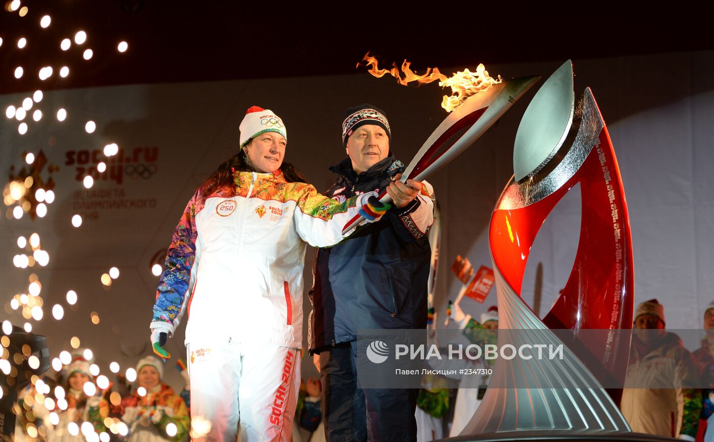 Эстафета Олимпийского огня. Саратов