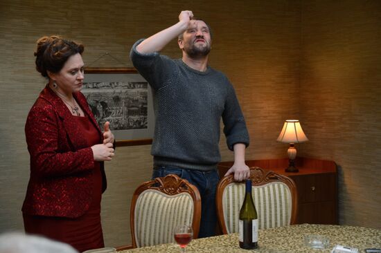 Съемки фильма Юрия Быкова "Дурак"