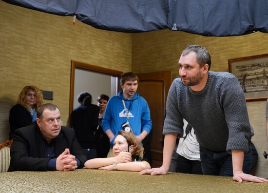 Съемки фильма Юрия Быкова "Дурак"