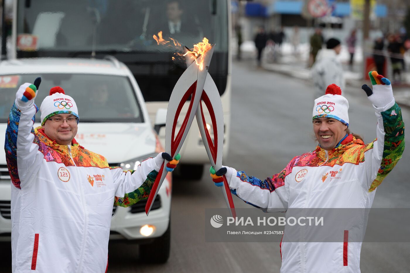 Эстафета Олимпийского огня. Тамбов