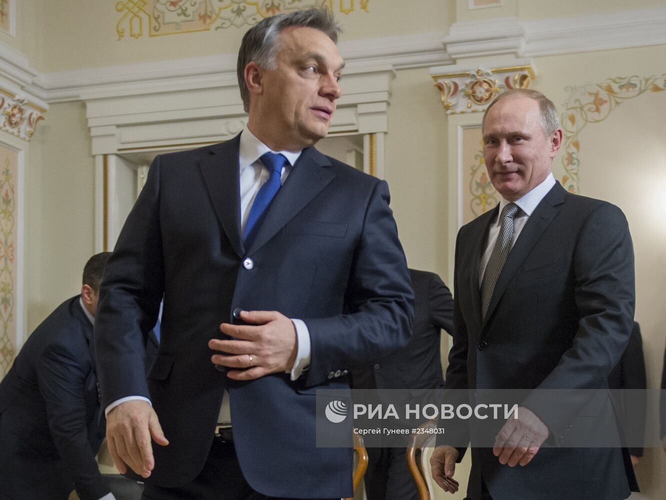 Встреча В.Путина с В.Орбаном