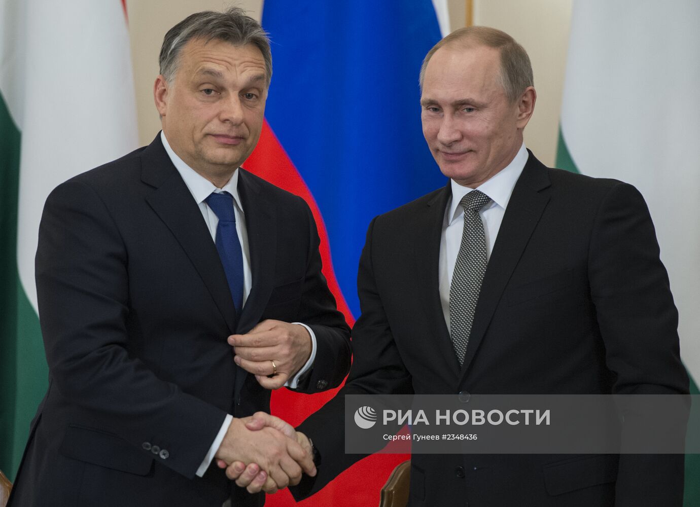 Встреча В.Путина с В.Орбаном