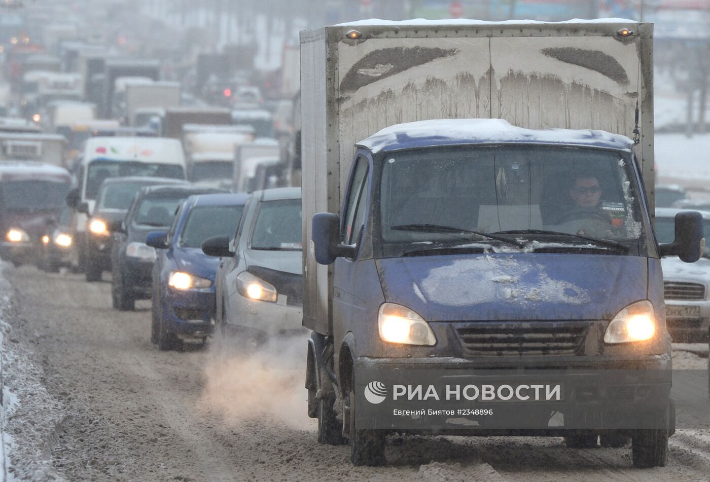 Снегопад в Москве