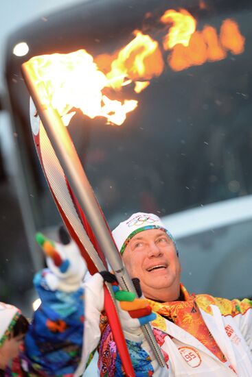Эстафета Олимпийского огня. Курск