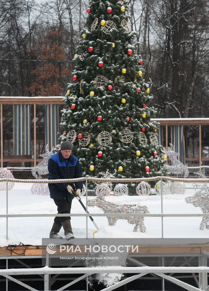 Уборка снега в Москве