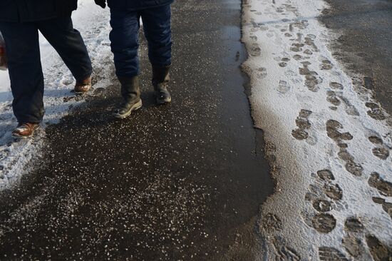 Уборка снега в Москве