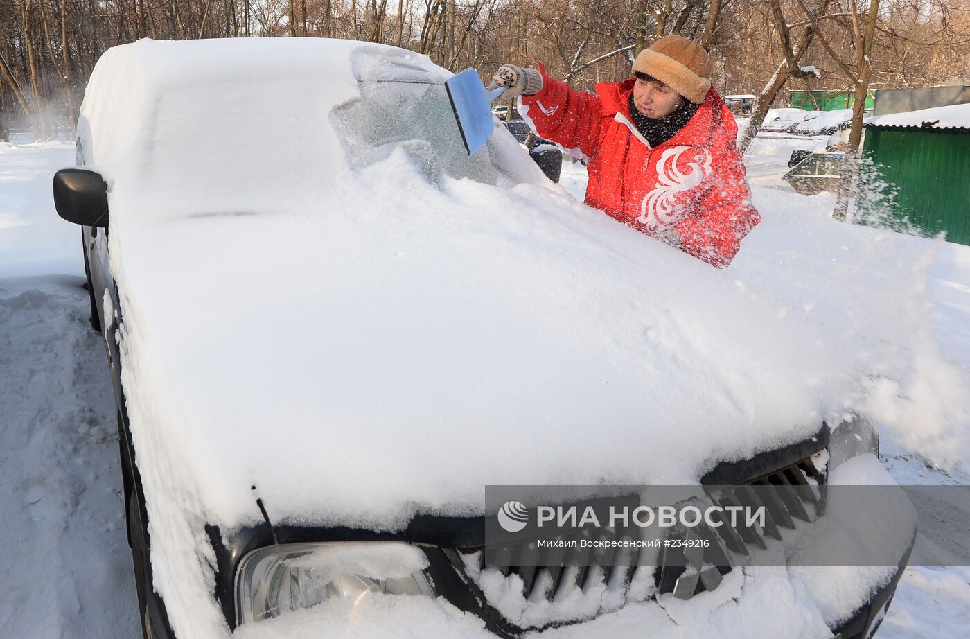 Уборка снега в Москве