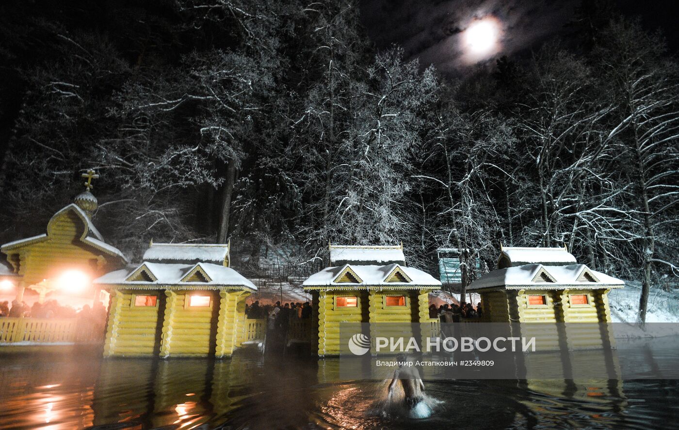 Праздник Крещения в Серафимо-Дивеевском монастыре