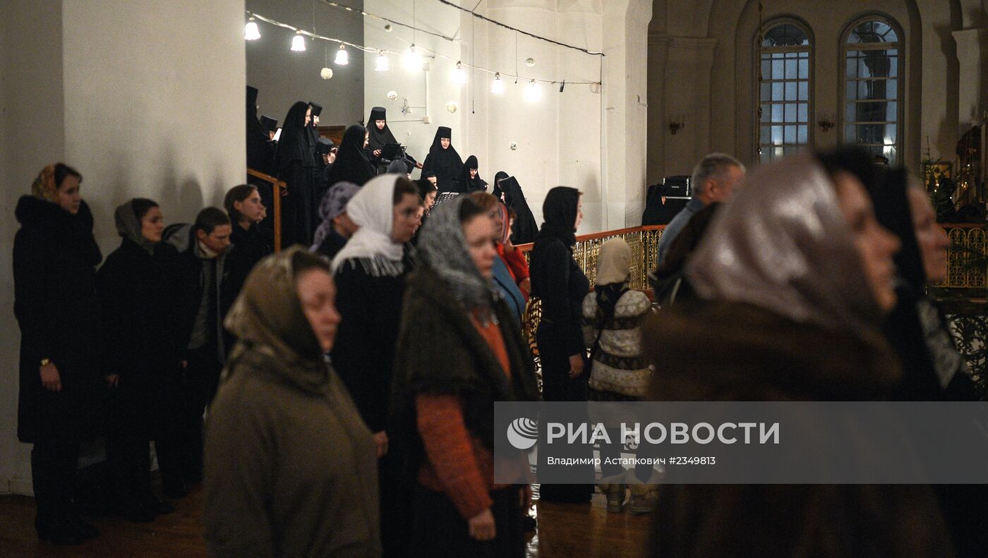 Праздник Крещения в Серафимо-Дивеевском монастыре