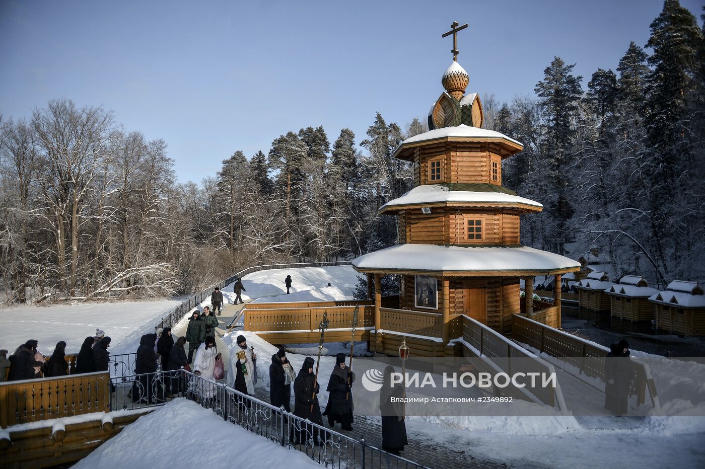 Праздник Крещения в Серафимо-Дивеевском монастыре