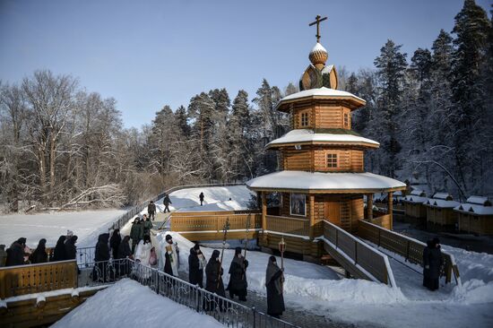 Праздник Крещения в Серафимо-Дивеевском монастыре