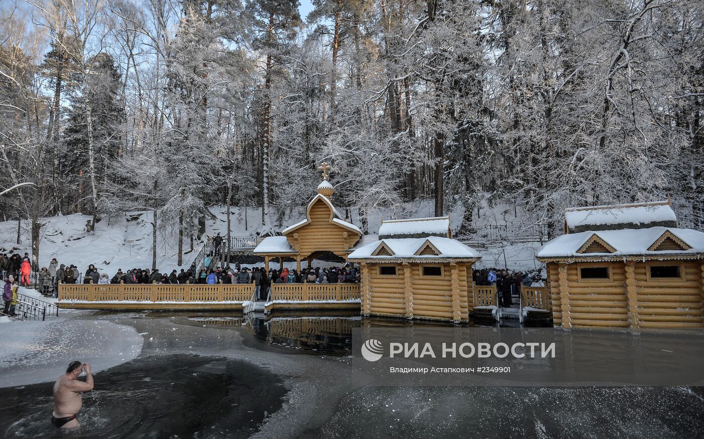 Праздник Крещения в Серафимо-Дивеевском монастыре