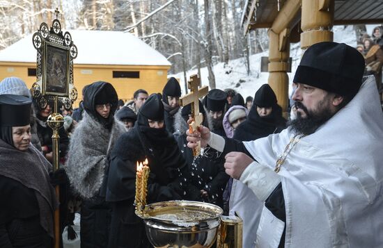 Праздник Крещения в Серафимо-Дивеевском монастыре