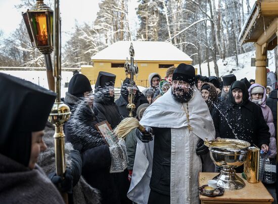 Праздник Крещения в Серафимо-Дивеевском монастыре