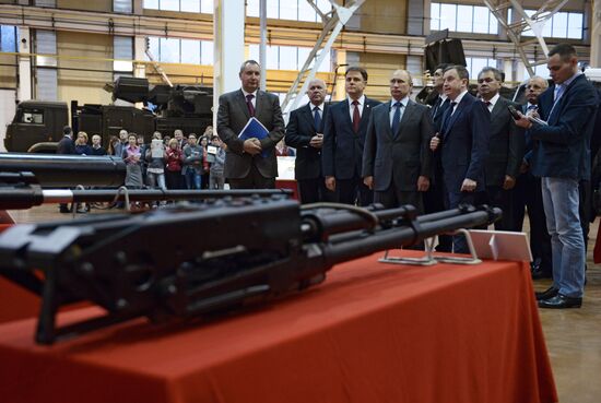 Рабочая поездка В.Путина в Тульскую область