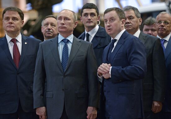 Рабочая поездка В.Путина в Тульскую область