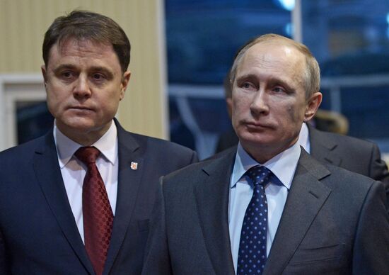 Рабочая поездка В.Путина в Тульскую область