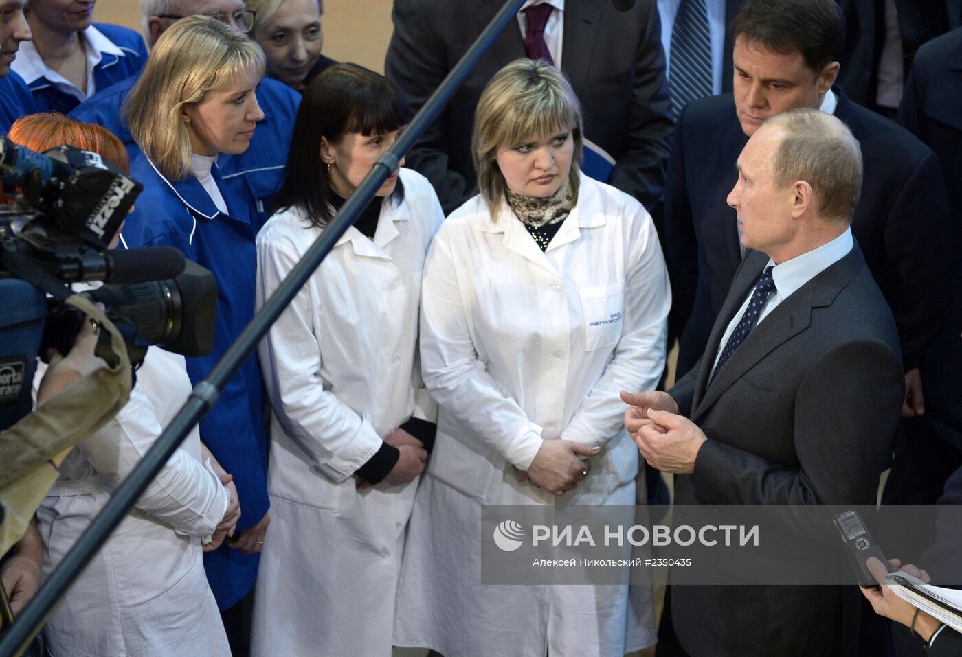 Рабочая поездка В.Путина в Тульскую область