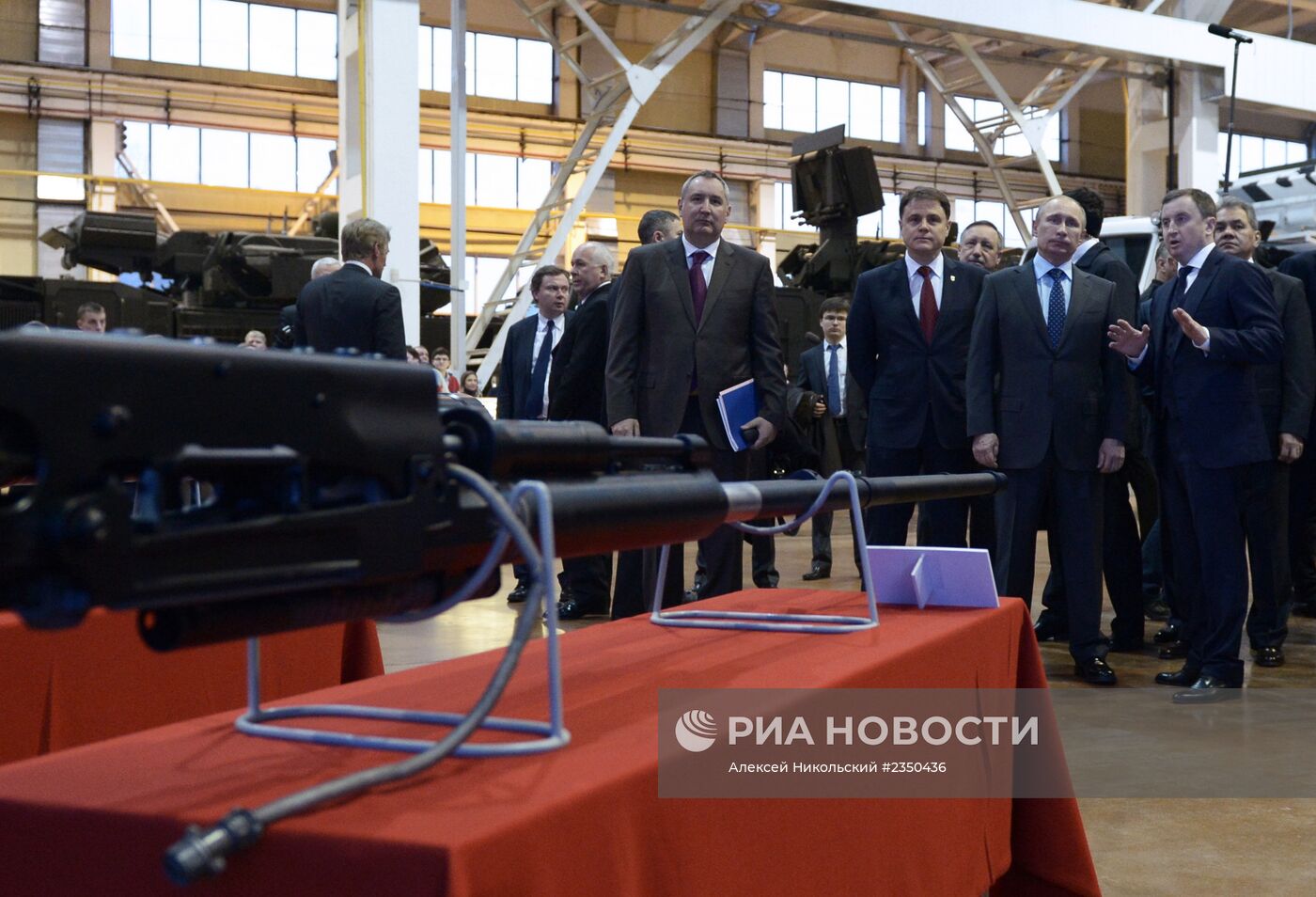 Рабочая поездка В.Путина в Тульскую область