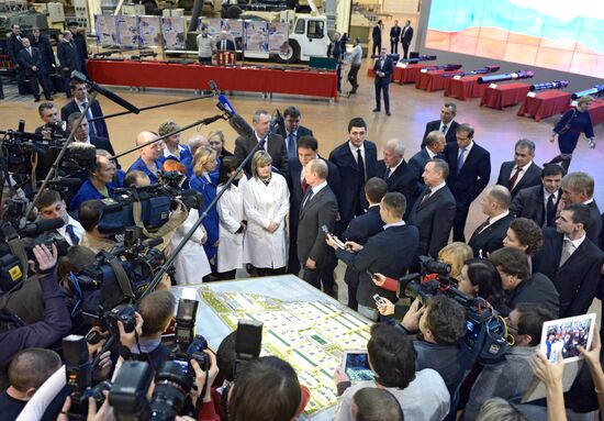 Рабочая поездка В.Путина в Тульскую область