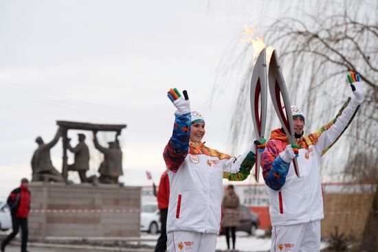 Эстафета Олимпийского огня. Ростовская область