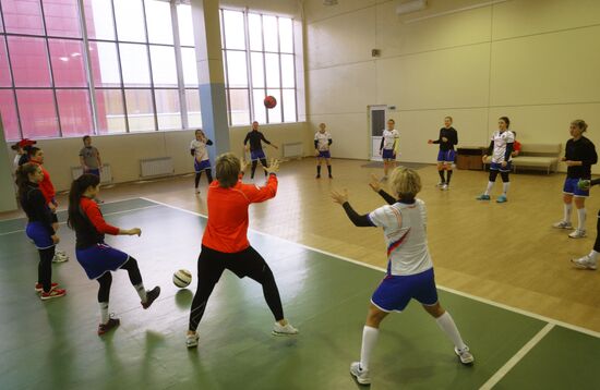 Хоккей. Тренировка женской олимпийской сборной России