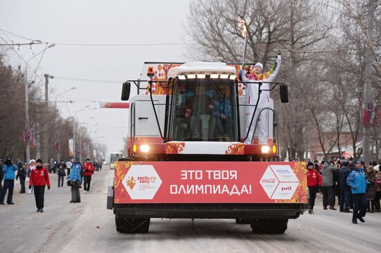 Эстафета Олимпийского огня. Ростов-на-Дону