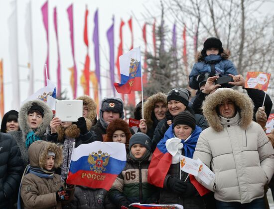 Эстафета Олимпийского огня. Ростов-на-Дону