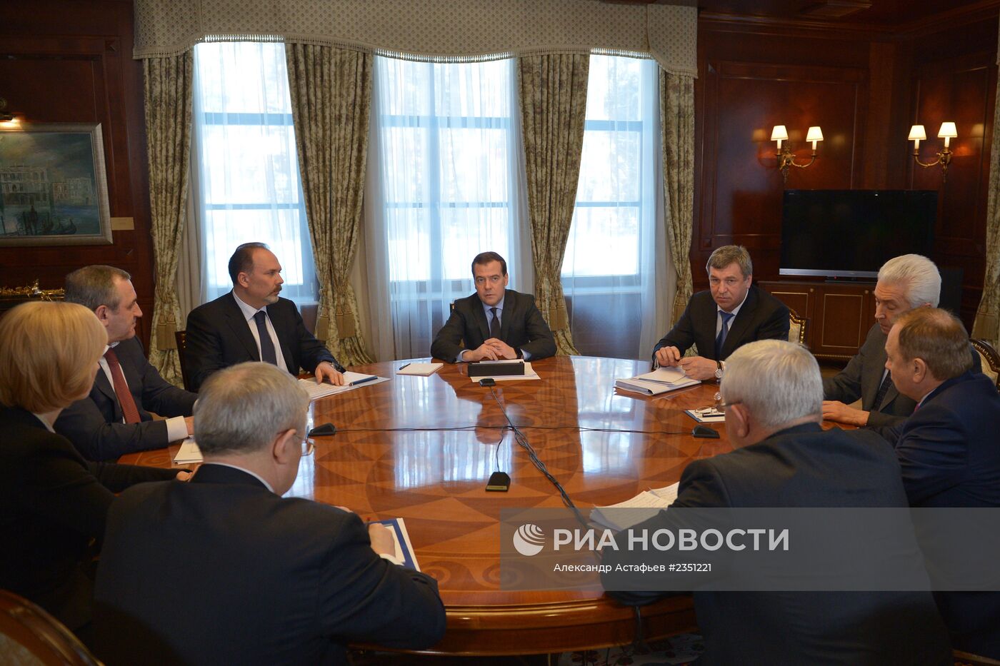 Встреча Д.Медведева с представителями политической партии "Единая Россия"