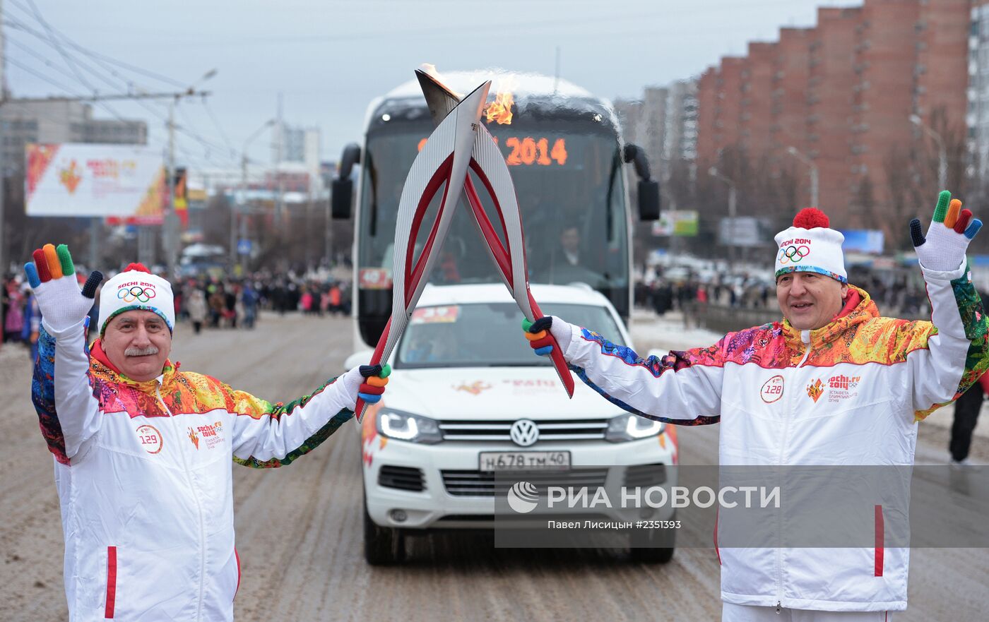 Эстафета Олимпийского огня. Ростов-на-Дону