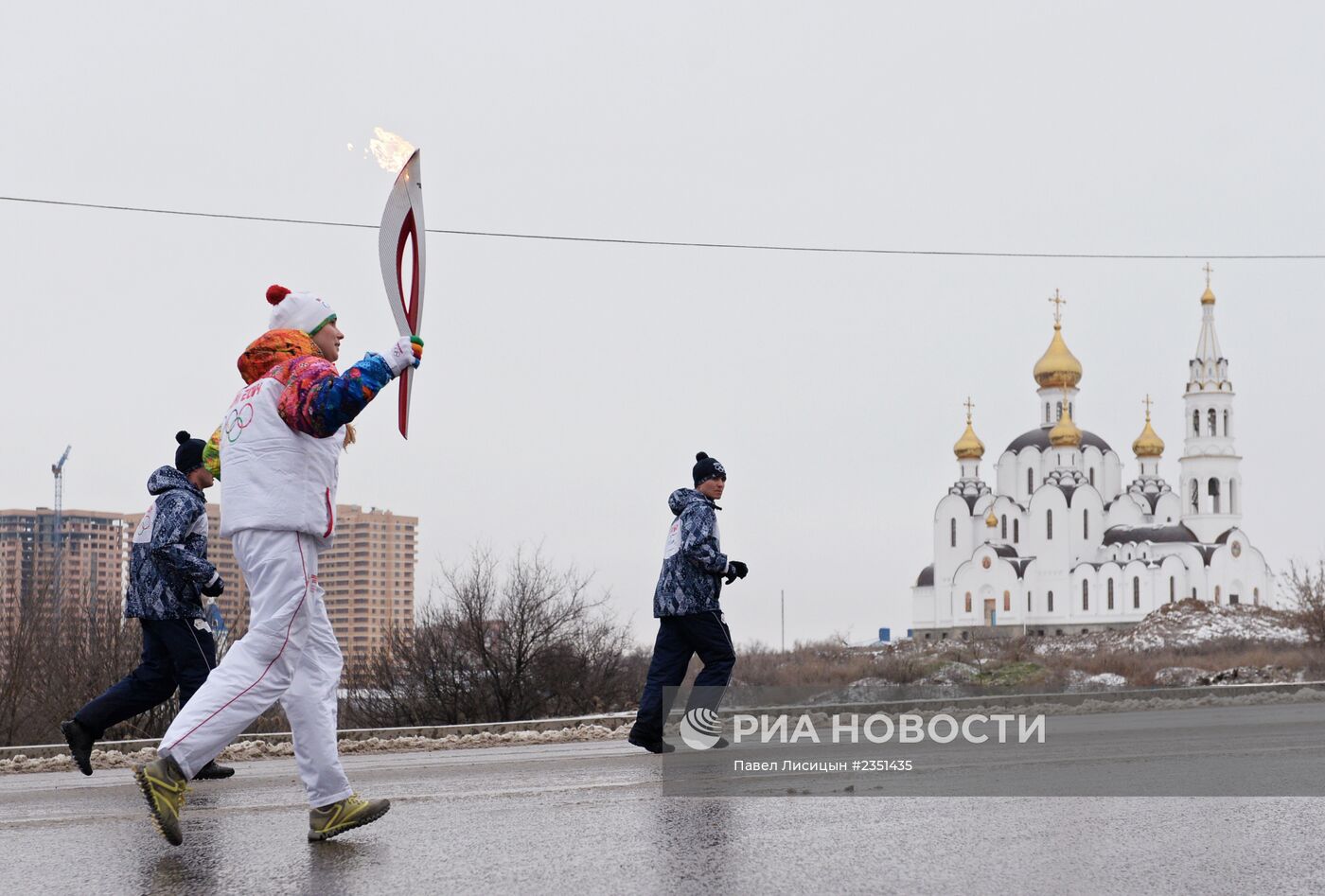 Эстафета Олимпийского огня. Ростов-на-Дону