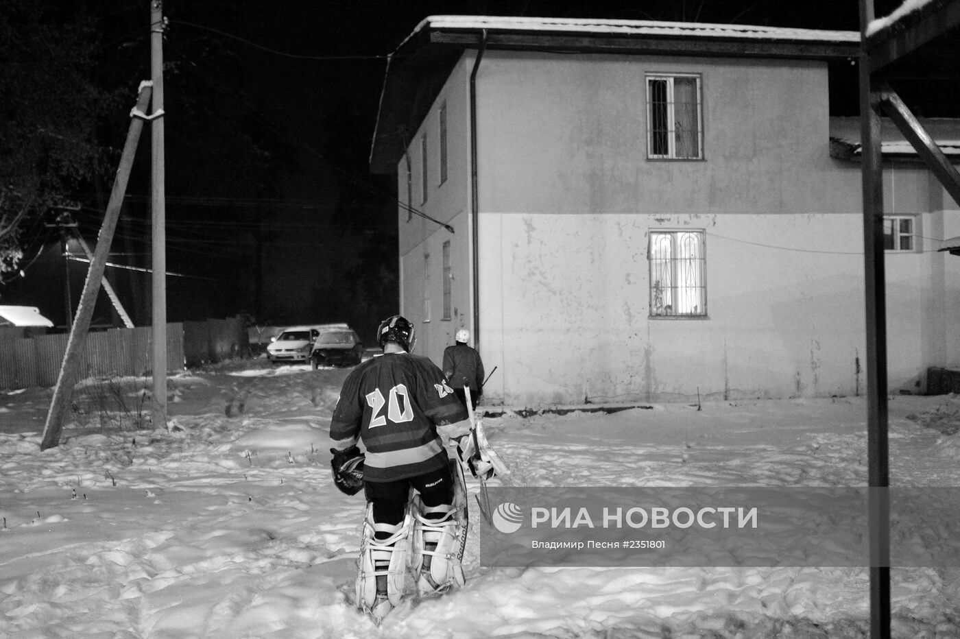 Любительский хоккей на открытом воздухе