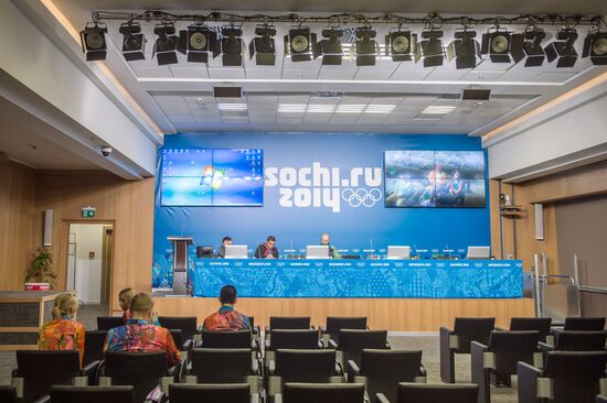 Горный олимпийский медиацентр "Горки" начал свою работу в Сочи