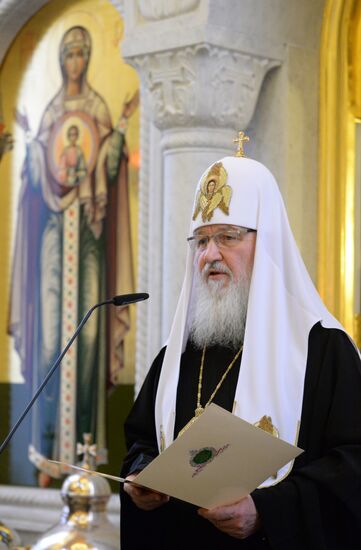 Встреча патриарха Кирилла с патриархом Антиохийским