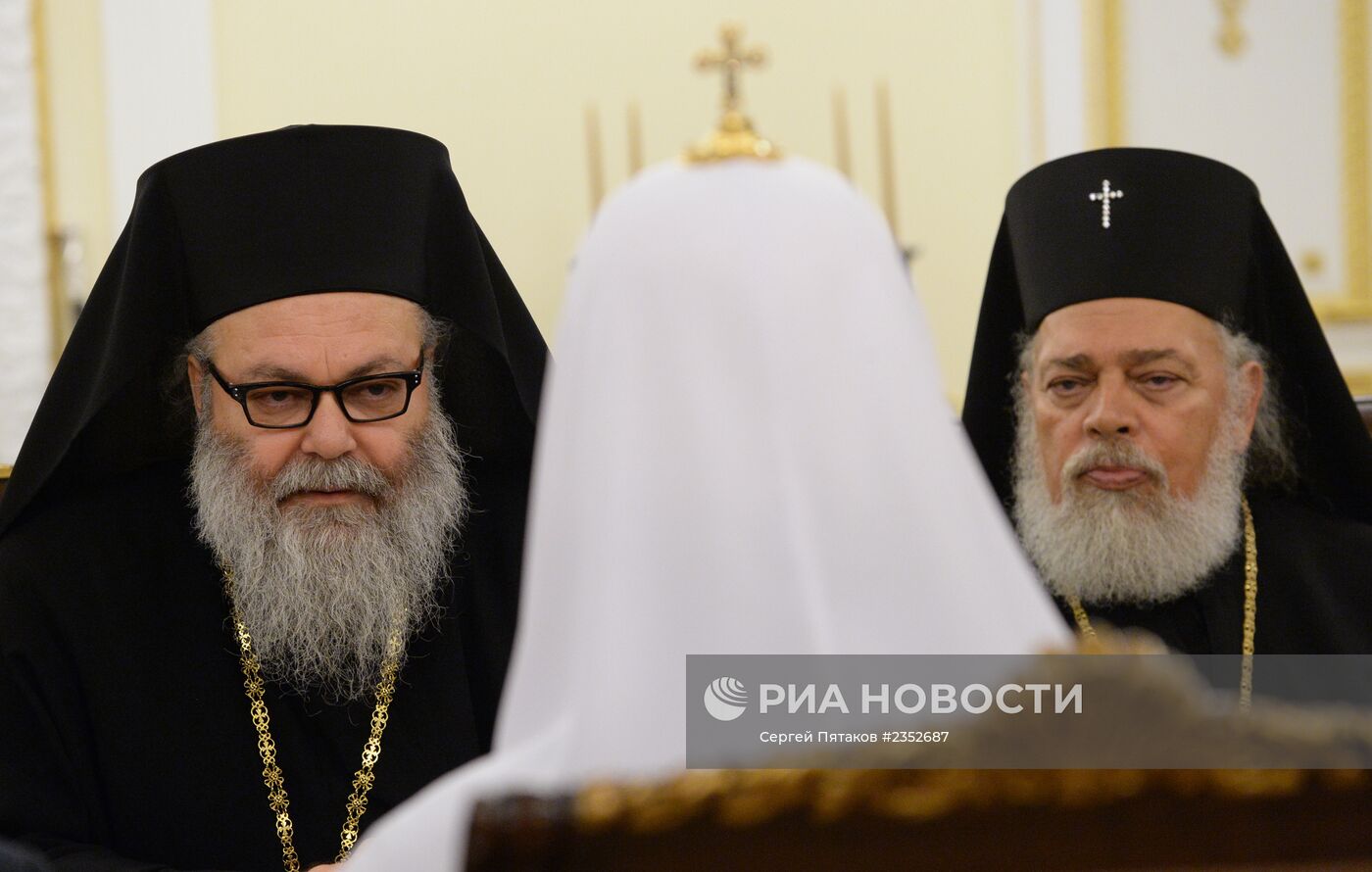 Встреча патриарха Кирилла с патриархом Антиохийским