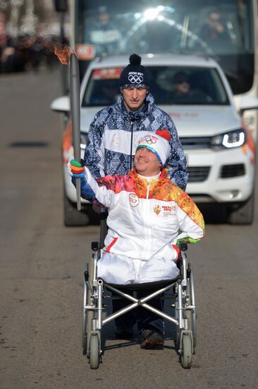 Эстафета Олимпийского огня. Астрахань